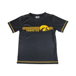 Russell Athletic Iowa Hawkeyes Kids Black Performance T-Shirt Size 4T NCAA